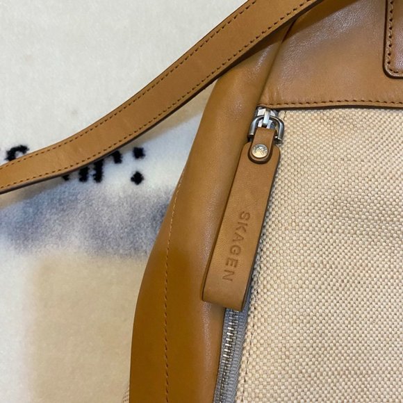 Skagen Aften Canvas Leather Backpack main image 9